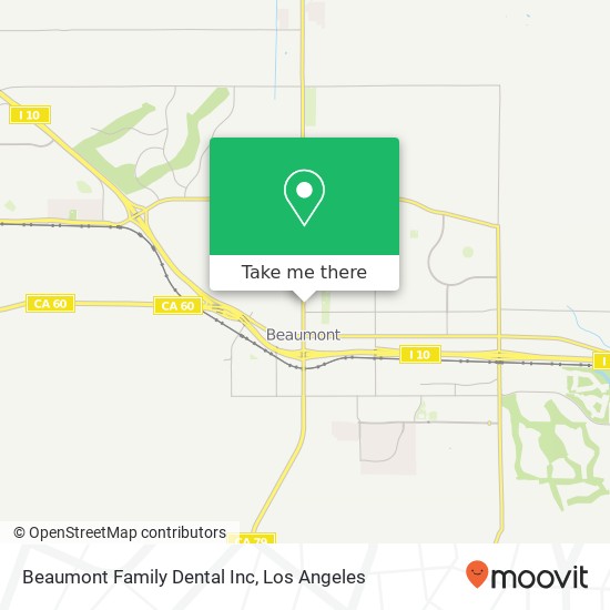 Beaumont Family Dental Inc map
