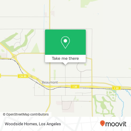 Mapa de Woodside Homes