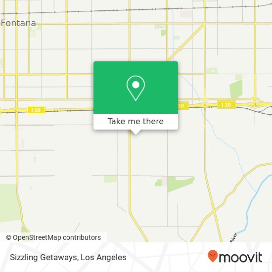 Sizzling Getaways map