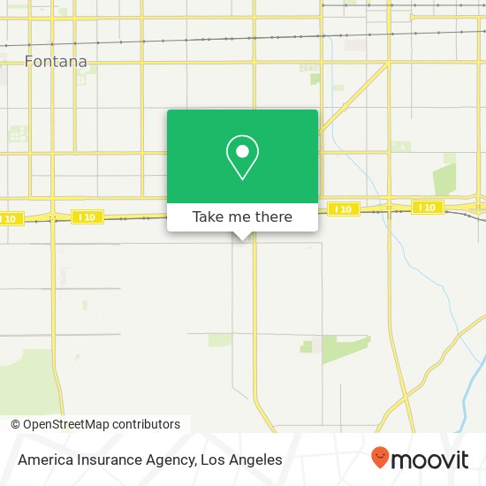 Mapa de America Insurance Agency