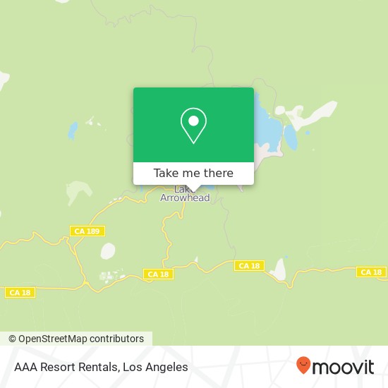 AAA Resort Rentals map