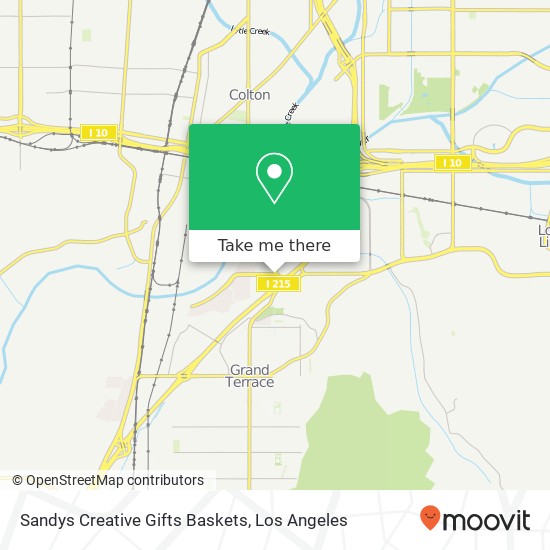 Mapa de Sandys Creative Gifts Baskets