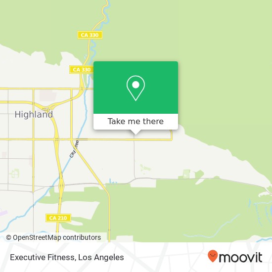 Executive Fitness map