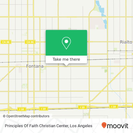 Mapa de Principles Of Faith Christian Center