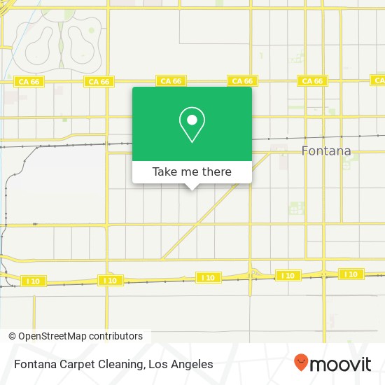 Mapa de Fontana Carpet Cleaning
