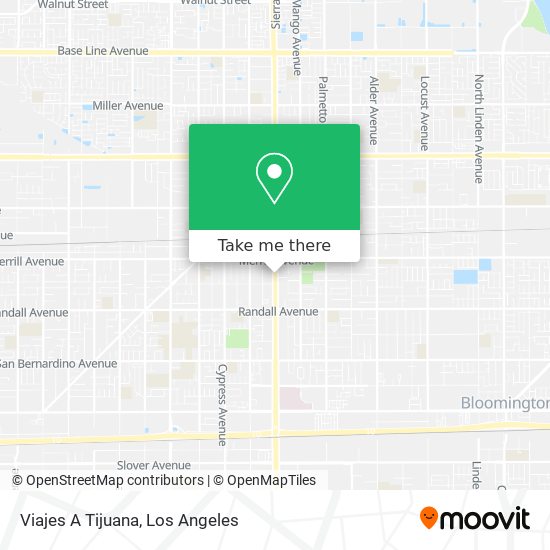 Mapa de Viajes A Tijuana