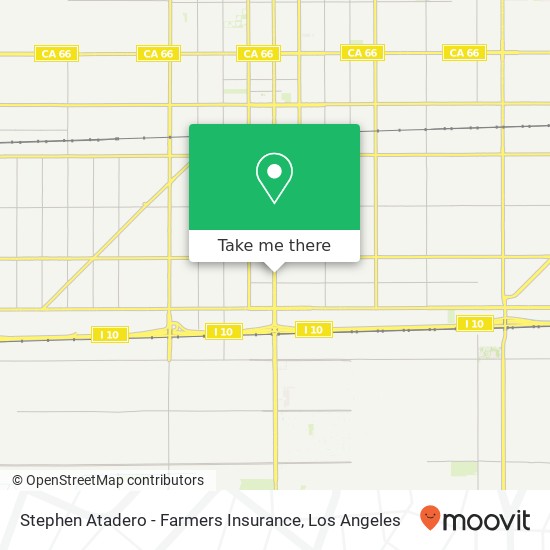 Stephen Atadero - Farmers Insurance map