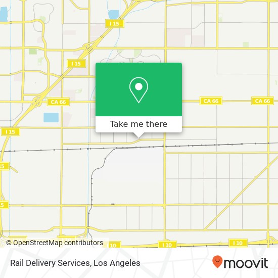 Rail Delivery Services map