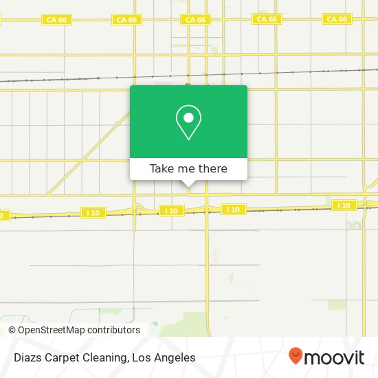 Mapa de Diazs Carpet Cleaning