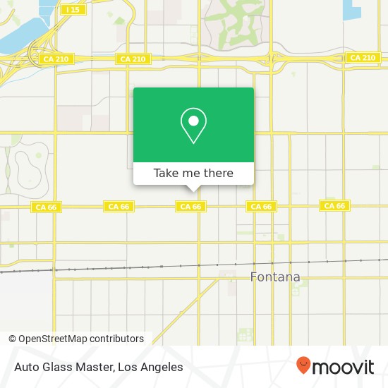 Auto Glass Master map