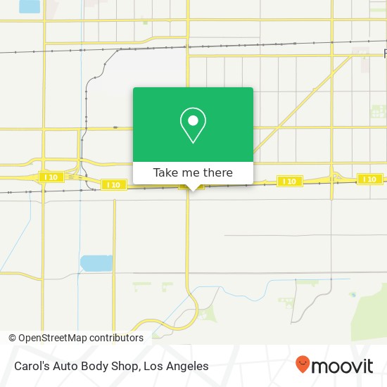 Mapa de Carol's Auto Body Shop