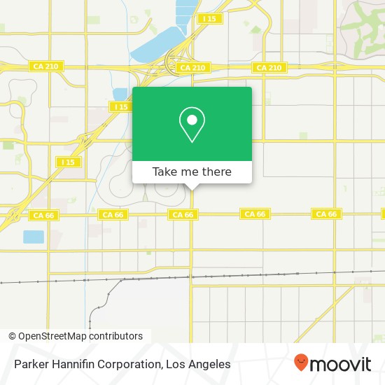 Parker Hannifin Corporation map