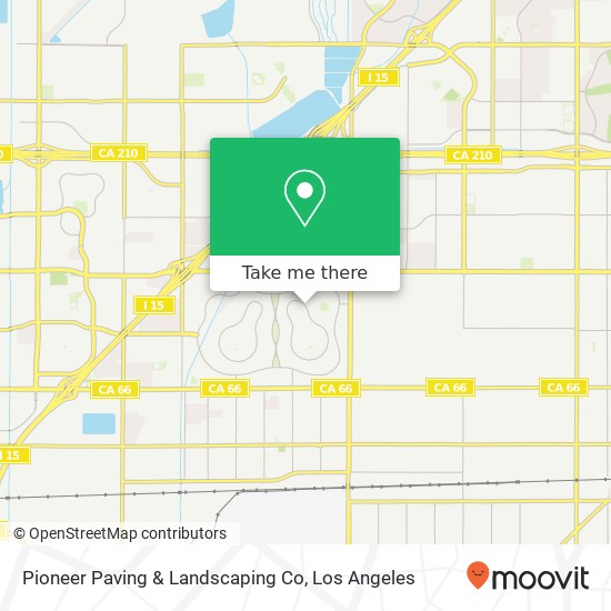 Pioneer Paving & Landscaping Co map