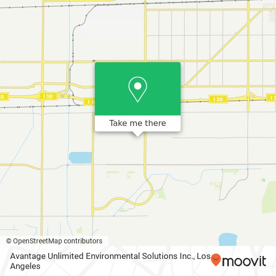 Mapa de Avantage Unlimited Environmental Solutions Inc.