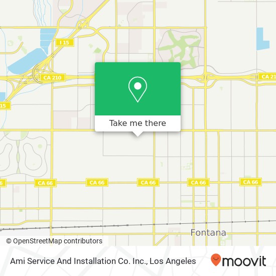 Ami Service And Installation Co. Inc. map