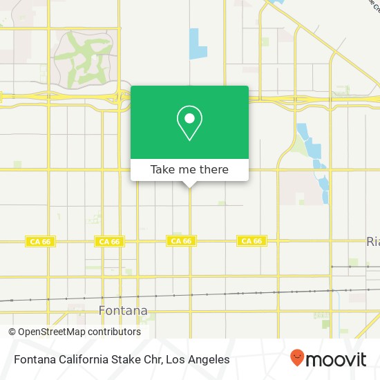 Fontana California Stake Chr map