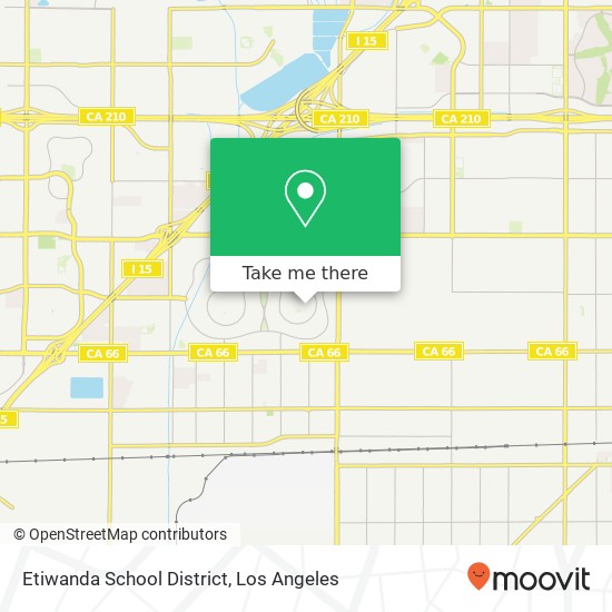 Etiwanda School District map