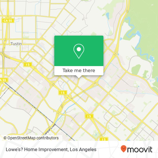 Mapa de Lowe's? Home Improvement