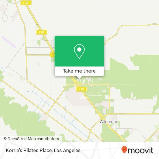 Korrie's Pilates Place map