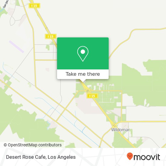 Desert Rose Cafe map