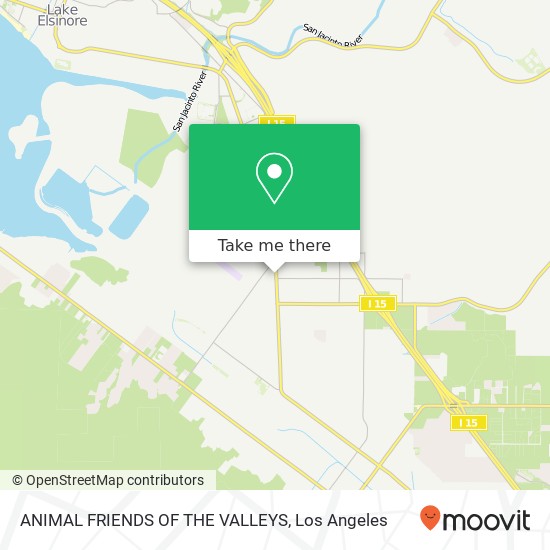 ANIMAL FRIENDS OF THE VALLEYS map