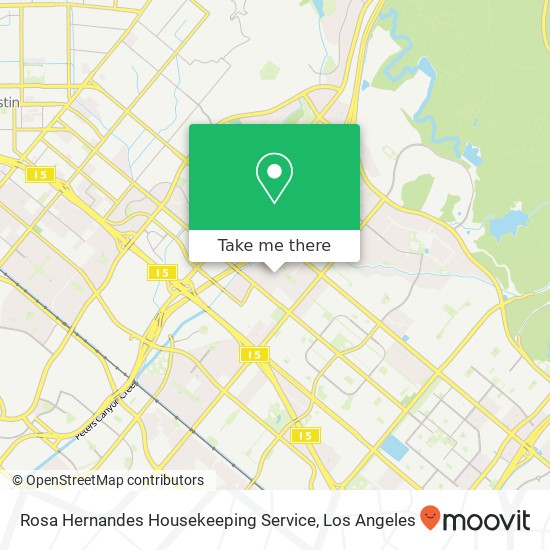 Rosa Hernandes Housekeeping Service map