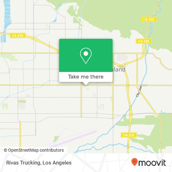 Rivas Trucking map