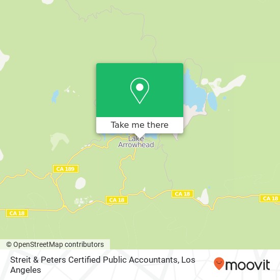 Mapa de Streit & Peters Certified Public Accountants