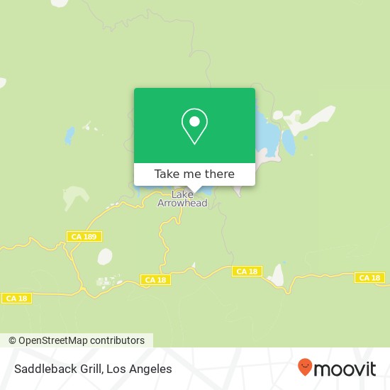 Mapa de Saddleback Grill