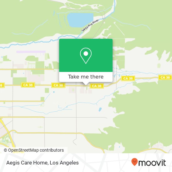 Aegis Care Home map