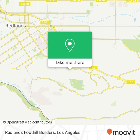 Mapa de Redlands Foothill Builders