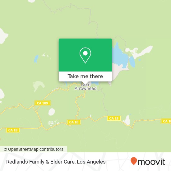 Redlands Family & Elder Care map