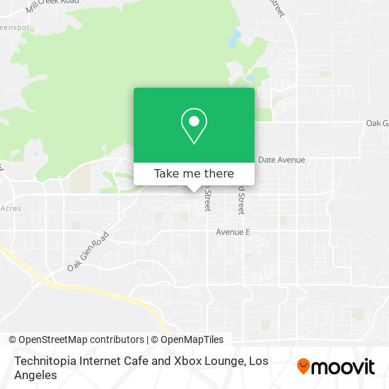Technitopia Internet Cafe and Xbox Lounge map