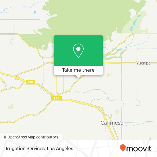 Irrigation Services map
