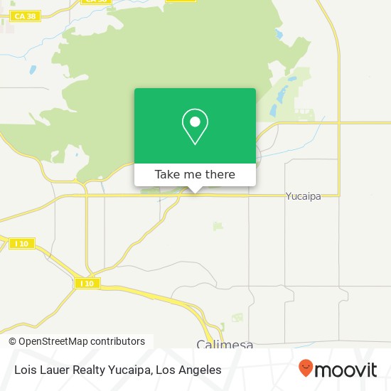 Mapa de Lois Lauer Realty Yucaipa