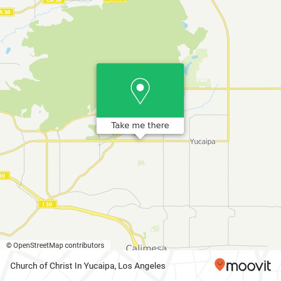 Mapa de Church of Christ In Yucaipa