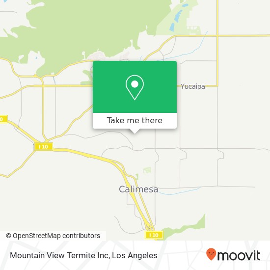 Mapa de Mountain View Termite Inc