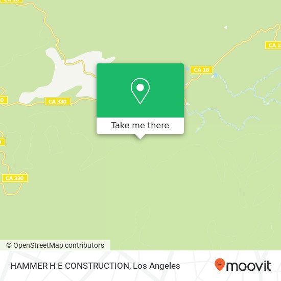 HAMMER H E CONSTRUCTION map
