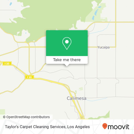 Taylor's Carpet Cleaning Services map