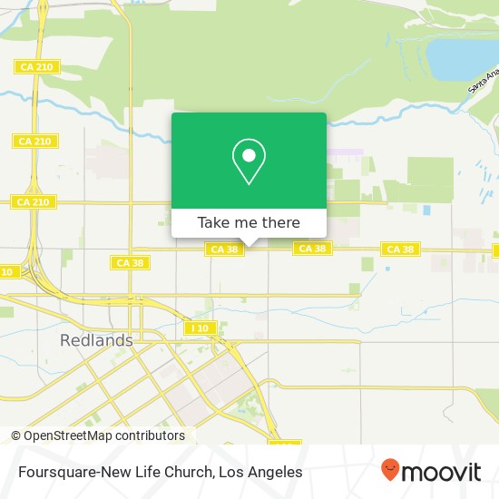 Foursquare-New Life Church map