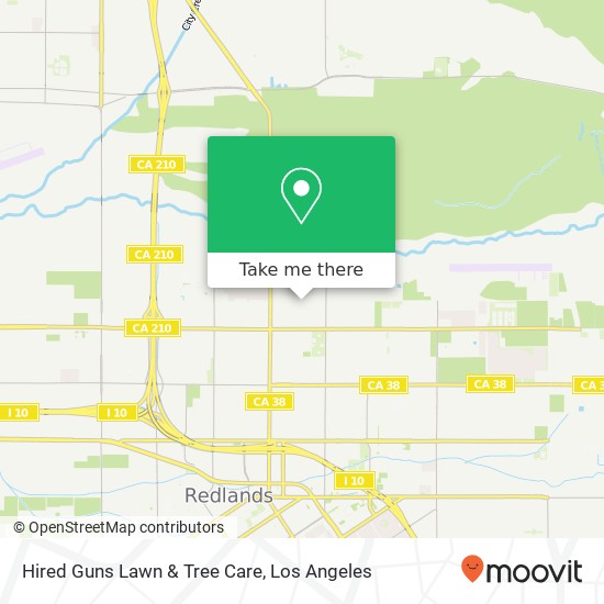 Mapa de Hired Guns Lawn & Tree Care