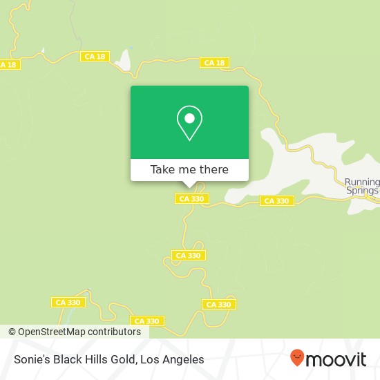 Sonie's Black Hills Gold map