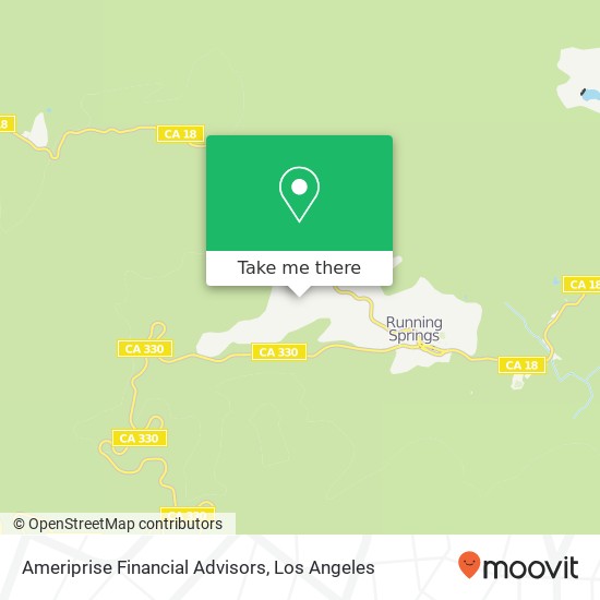 Ameriprise Financial Advisors map