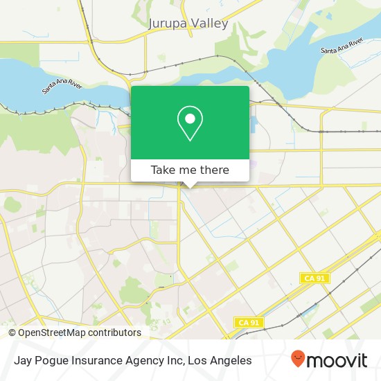 Jay Pogue Insurance Agency Inc map