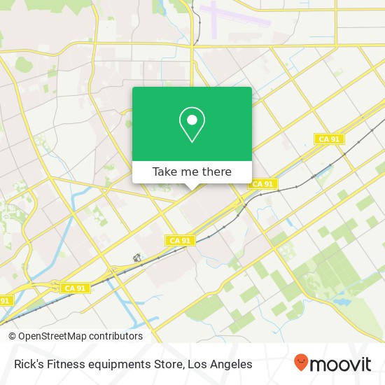 Rick's Fitness equipments Store map