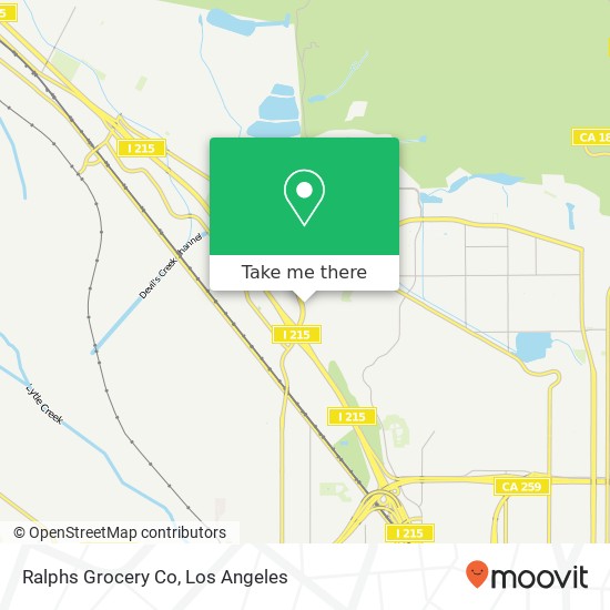 Ralphs Grocery Co map