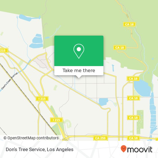 Don's Tree Service map