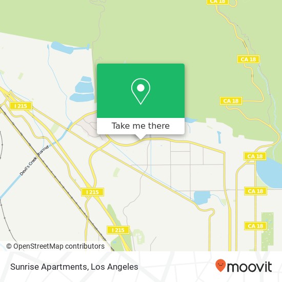 Sunrise Apartments map