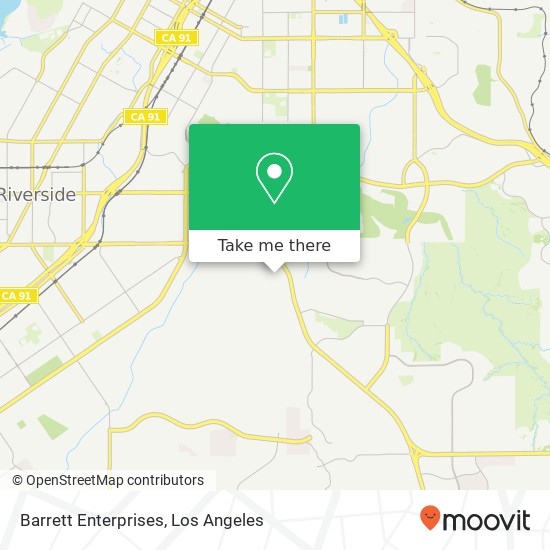 Barrett Enterprises map