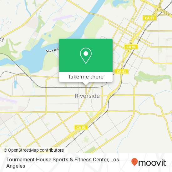 Mapa de Tournament House Sports & Fitness Center